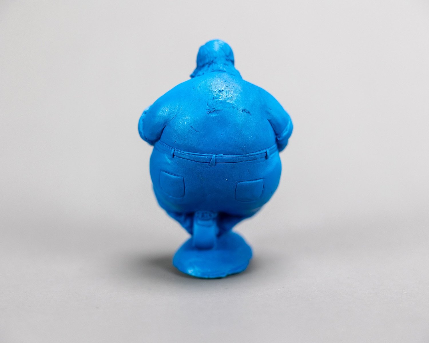 Blue Figure I, sculpture by Charlie McGrady, view 5