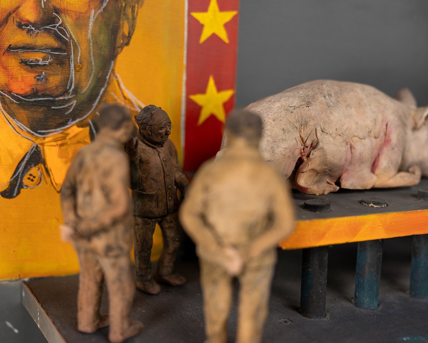 China, sculpture by Charlie McGrady, view 2