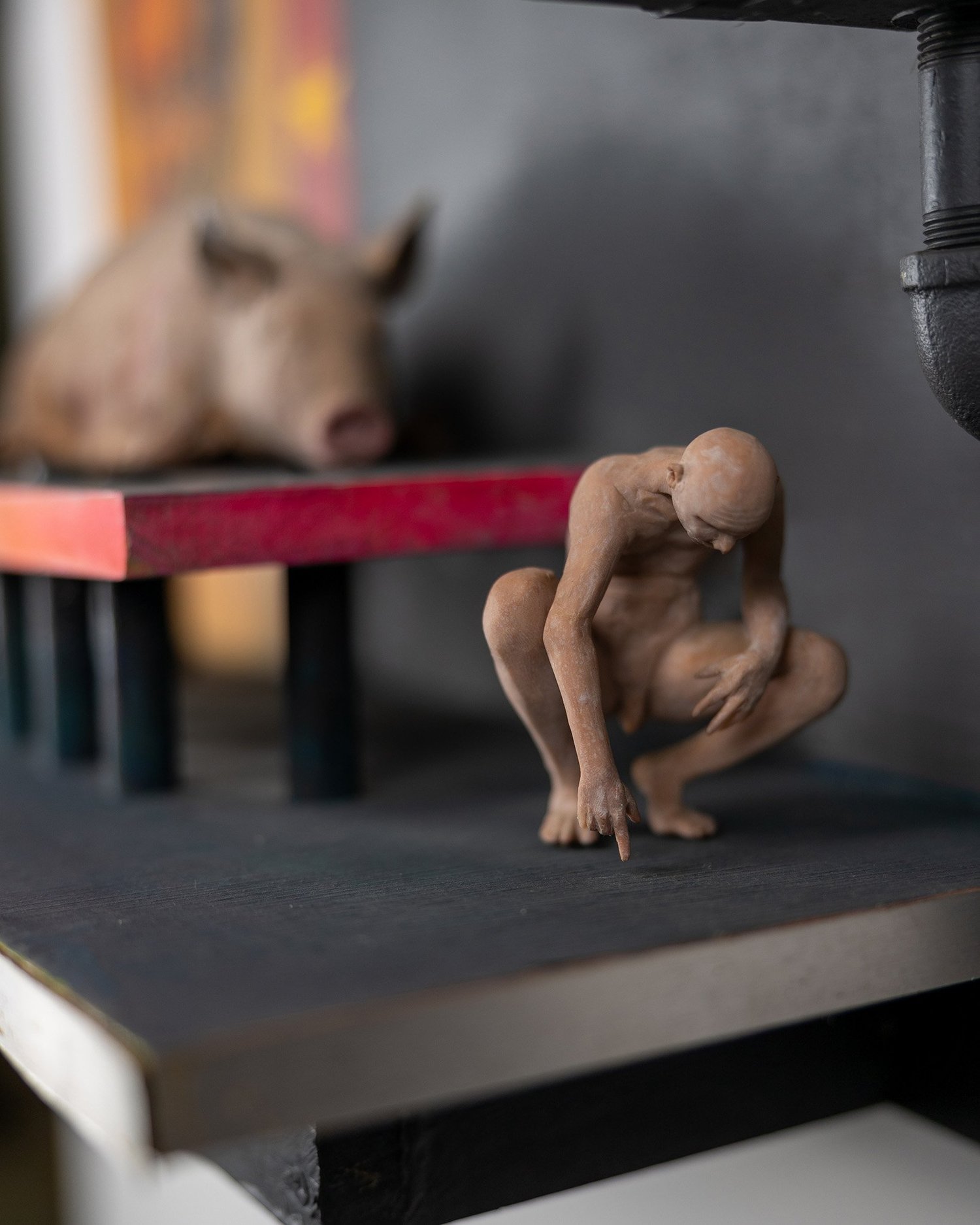 China, sculpture by Charlie McGrady, view 3