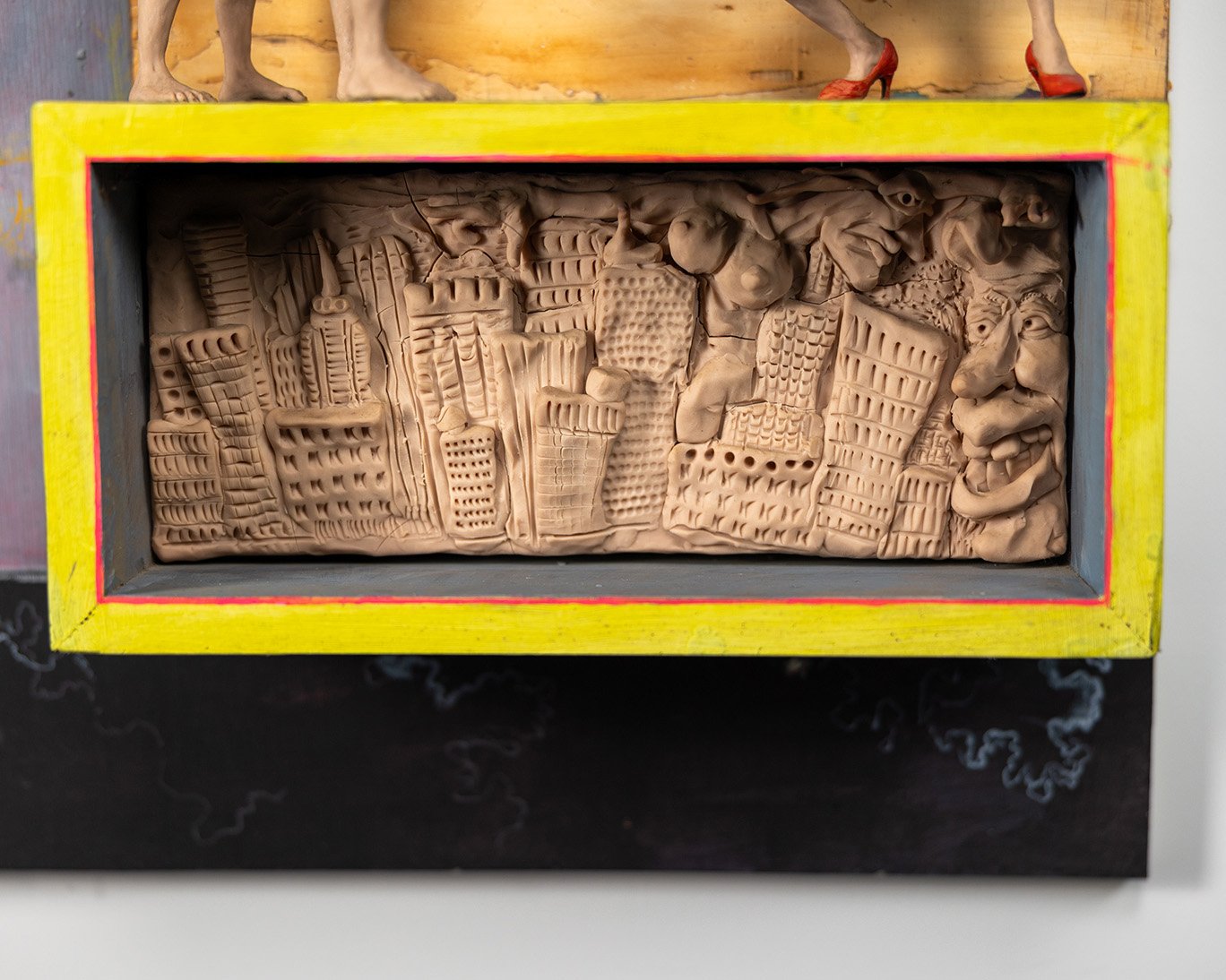 City Trio, sculpture by Charlie McGrady, view 3