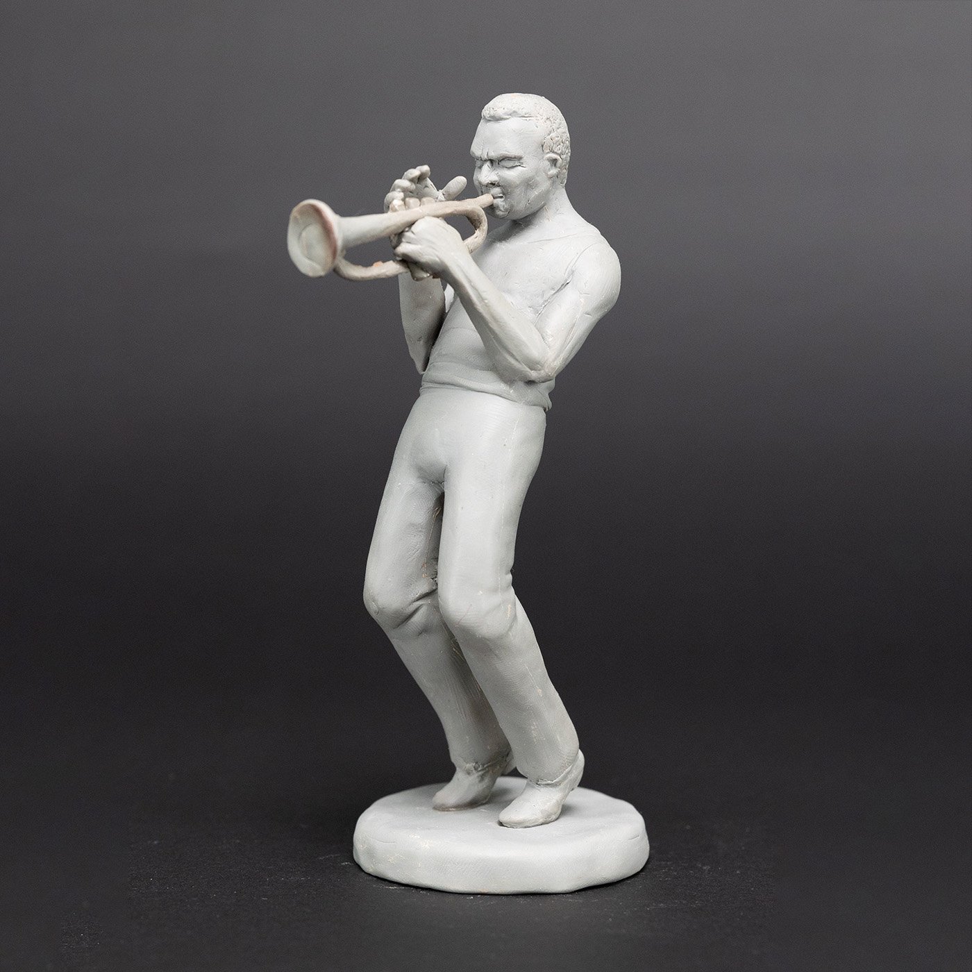 Miles Davis, sculpture by Charlie McGrady