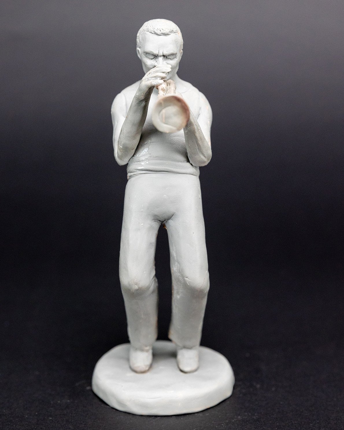 Miles Davis, sculpture by Charlie McGrady, view 3