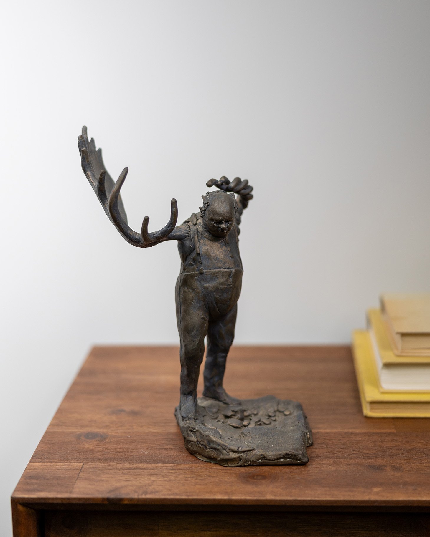 Reaching Man, sculpture by Charlie McGrady, view 5