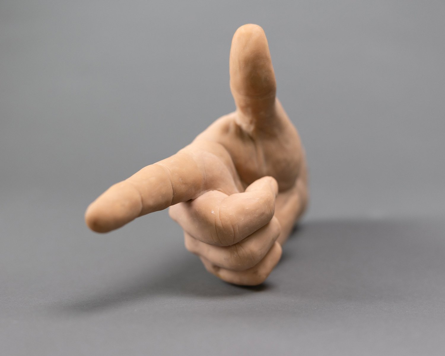 You Dunnit, sculpture by Charlie McGrady, view 2