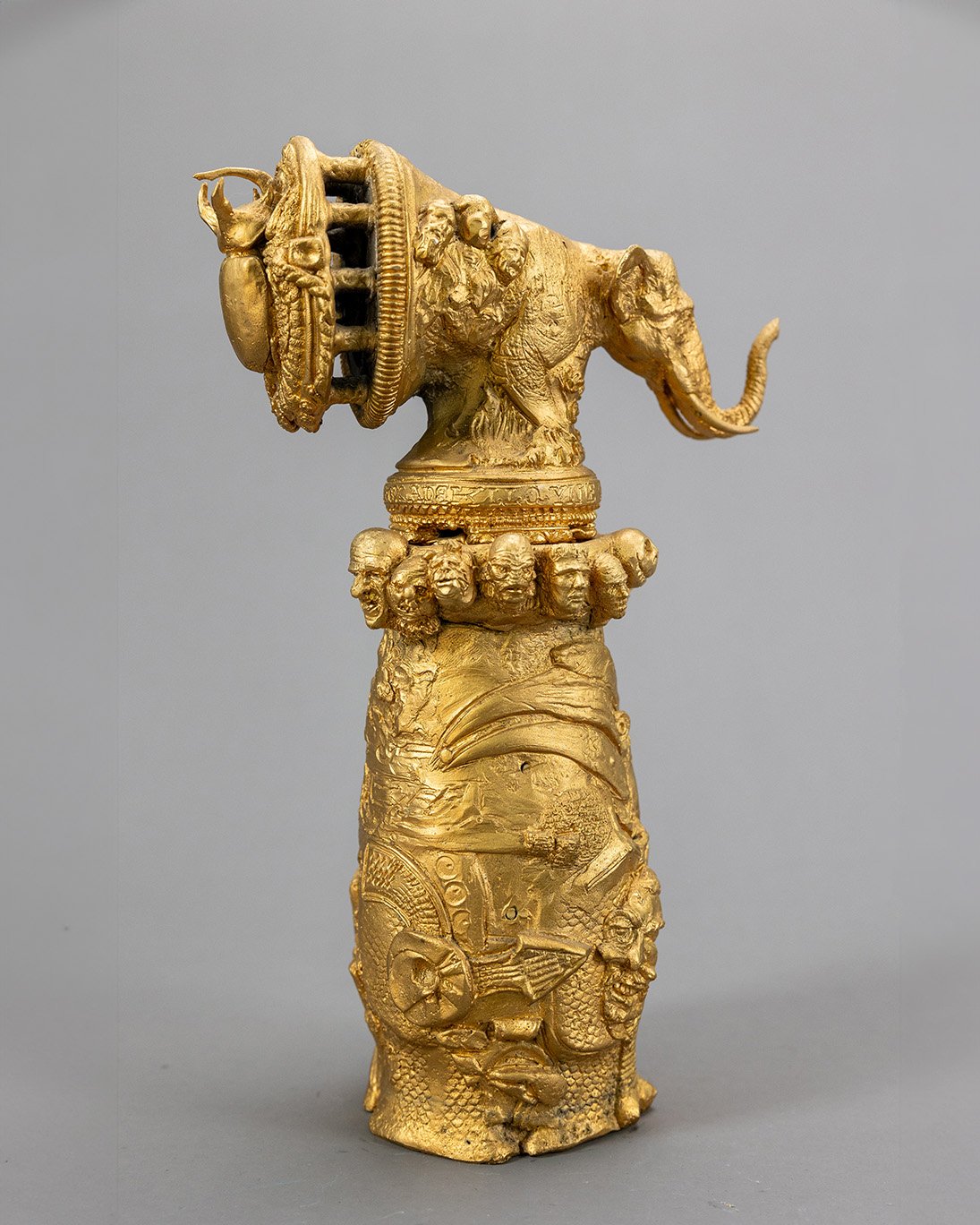 Treasures of America I, sculpture by Charlie McGrady, view 4