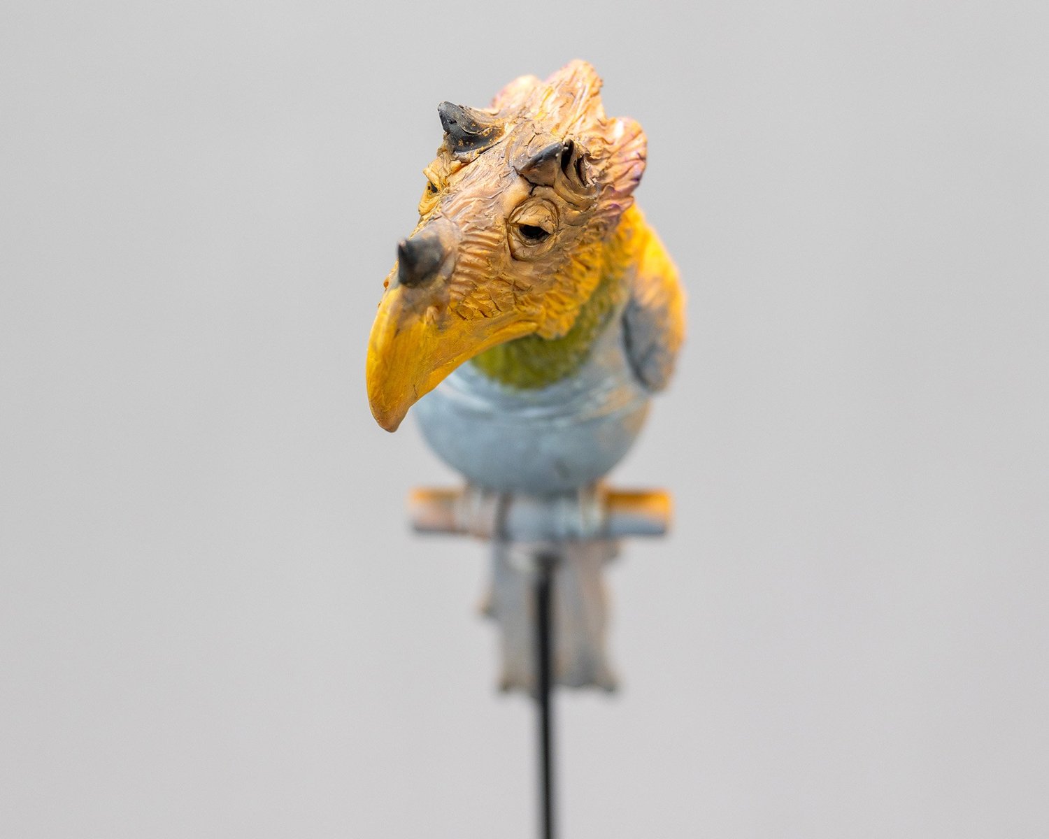 Trike Parrot, sculpture by Charlie McGrady, view 4